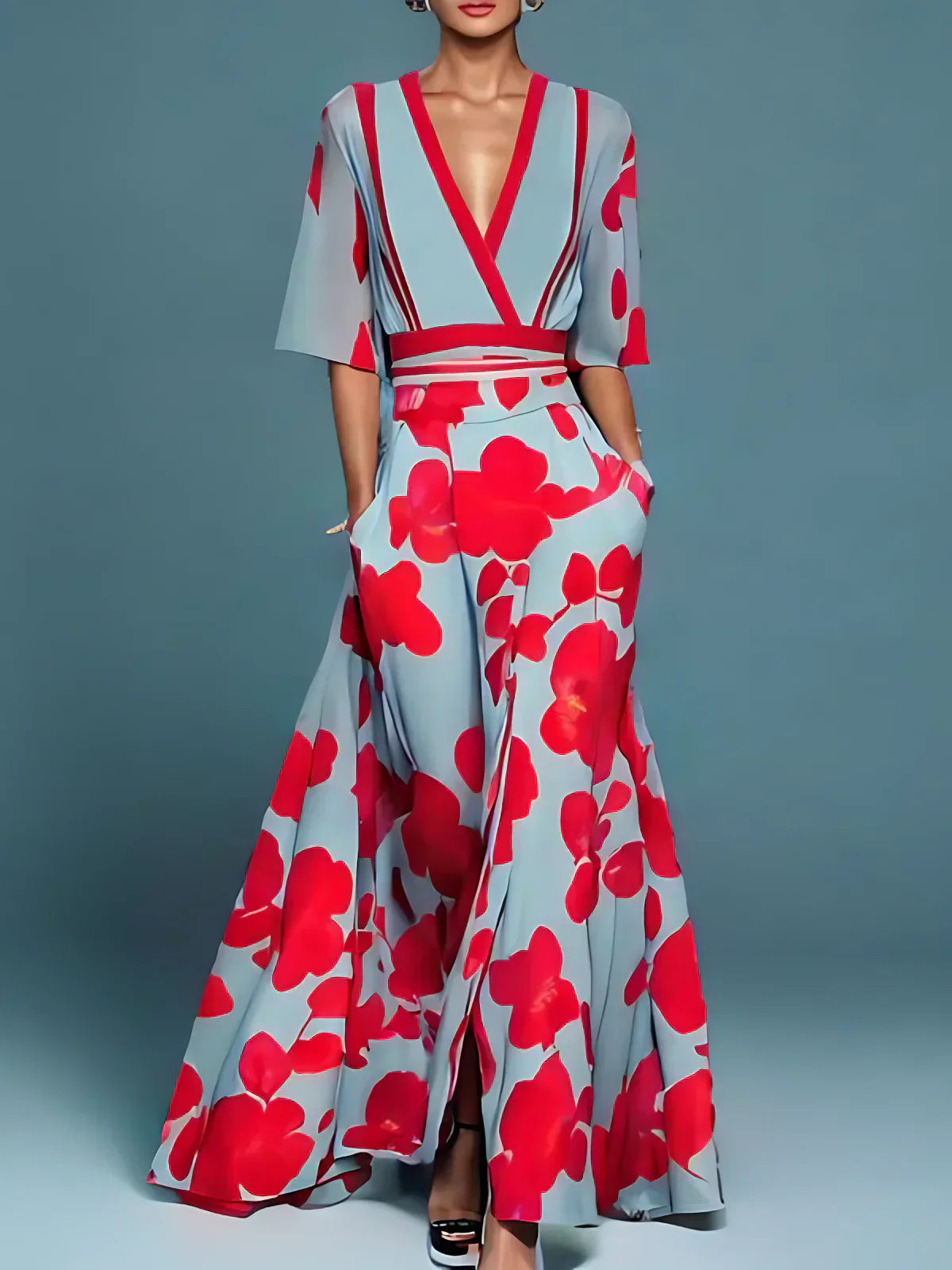 Elise - Elegantes Blumenkleid