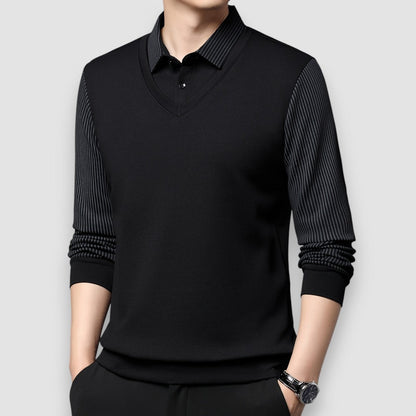 Lumier | Long Sleeve Polo Shirt