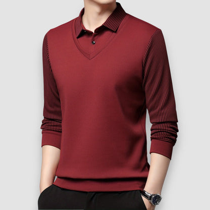 Lumier | Long Sleeve Polo Shirt