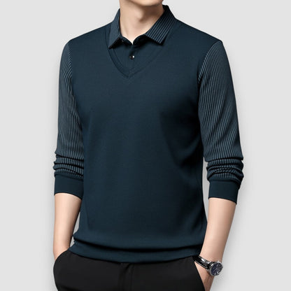 Lumier | Long Sleeve Polo Shirt