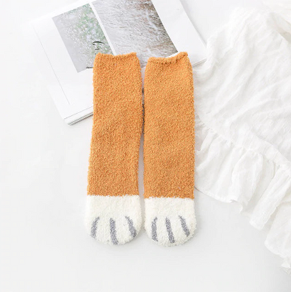 Samtweiche Pfotensocken (One-Size / Einheitsgröße) BAUMWOLLE