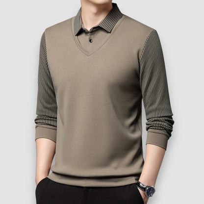 Lumier | Long Sleeve Polo Shirt